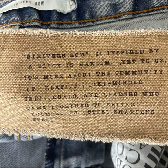 STRIVERS ROW NWT MEN’S SUGAR MAPLE DISTRESSED BLUE DENIM JEANS 40 - Picture 12 of 16